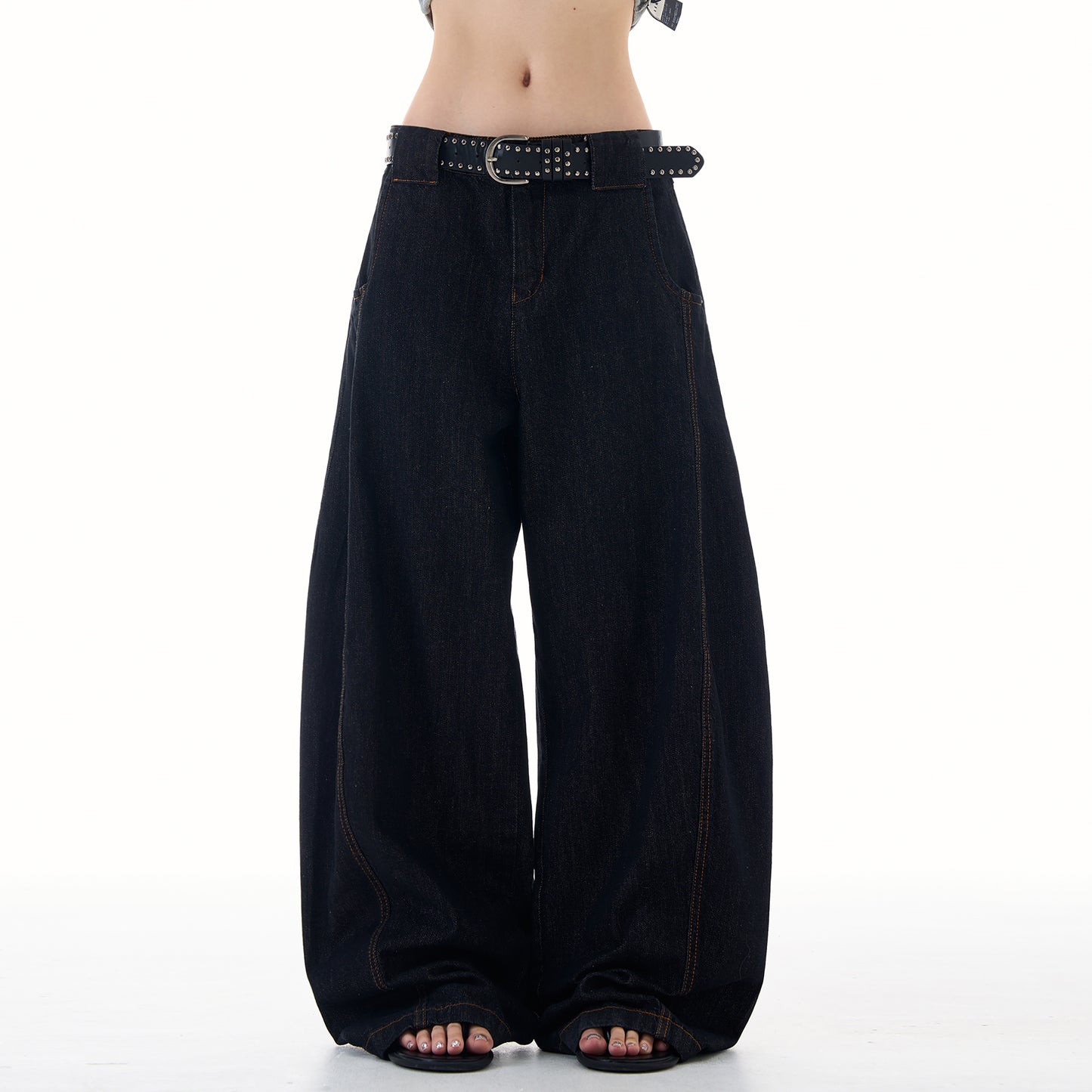 MADWITCH RELAXED FIT CLEAN DENIM PANTS #G6480