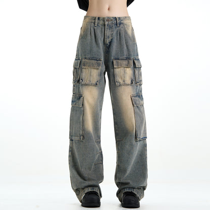 MADWITCH POCKETS CARGO JEANS #K3173