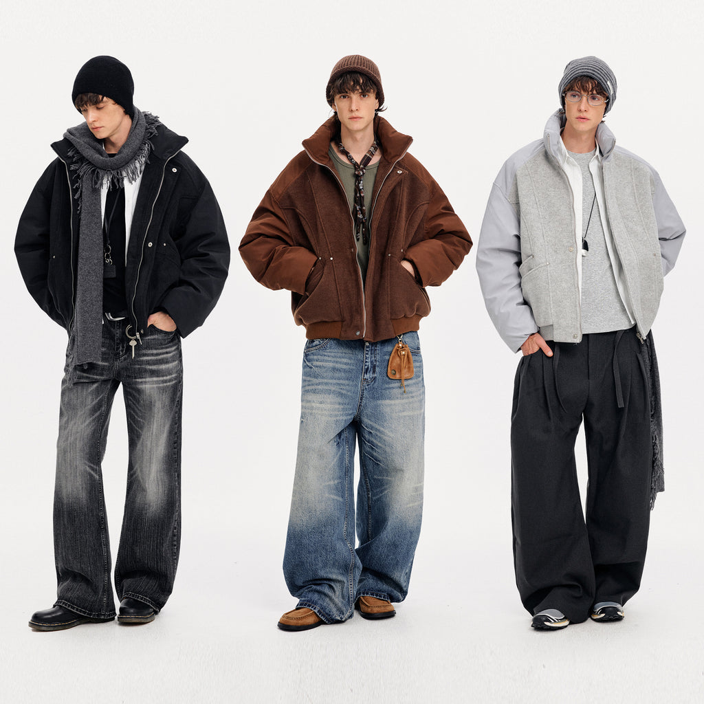 MADWITCH TAILORED HARRINGTON DOWN JACKET #630235