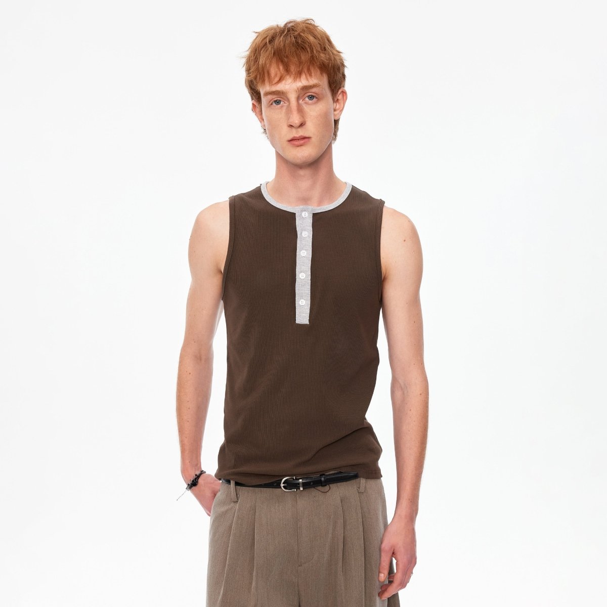 MADWITCH VINTAGE COLORBLOCK TANK 9592 - MadWitch Store