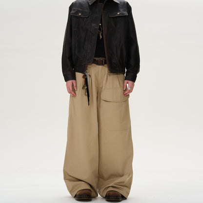 MADWITCH LARGE POCKET CASUAL PANTS #RK99