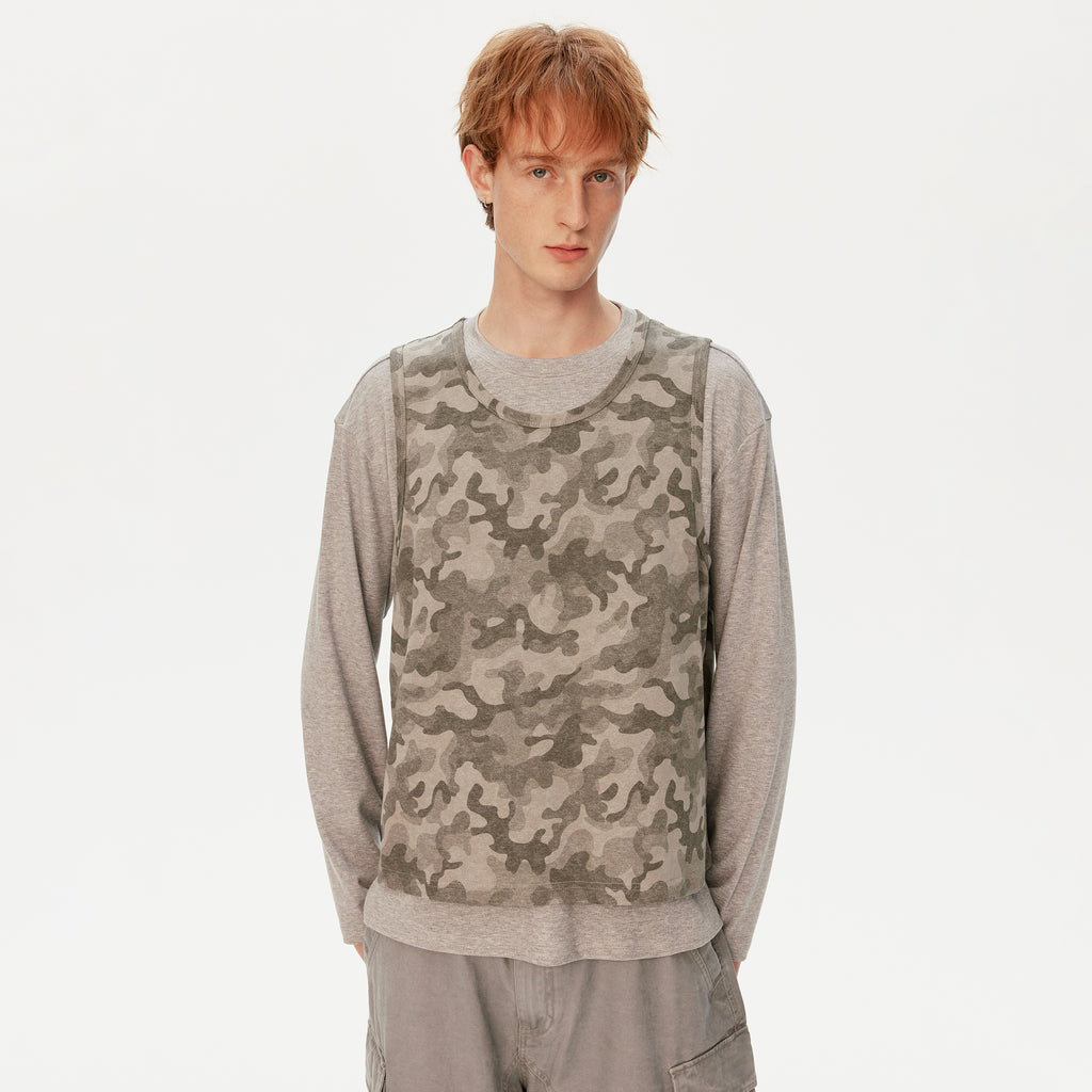 MADWITCH CAMO LONG SLEEVE TEE #26004