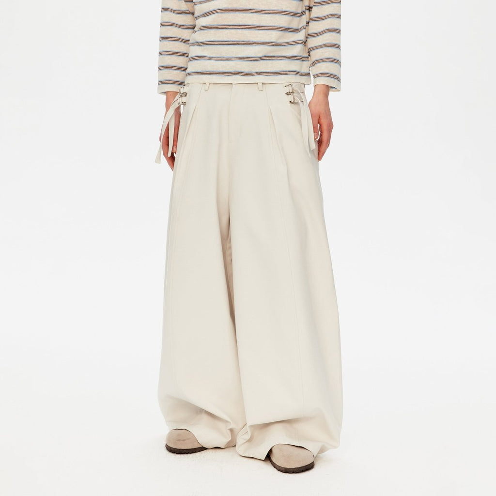 MADWITCH WIDE DRAPED TROUSERS 56013K - MadWitch Store