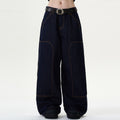 MADWITCH LOOSE WIDE-LEG JEANS #L357