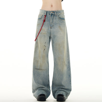 MADWITCH JEANS WITH PENDANTS #G6383