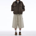 MADWITCH LUMBERJACK WORKWEAR CROPPED PANTS #CK3386D