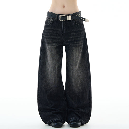 MADWITCH UNISEX HIGH STREET WIDE LEG JEANS #G6669-2