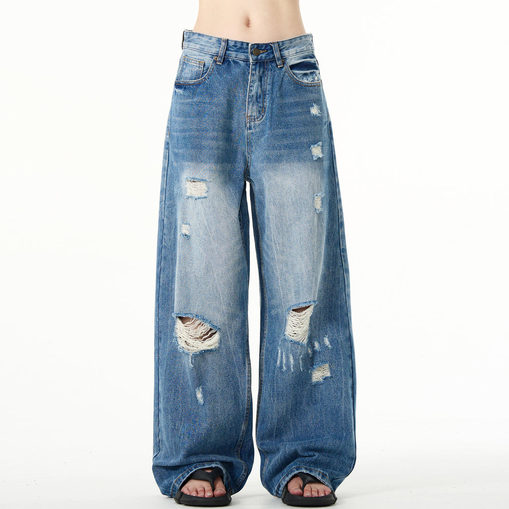 MADWITCH DISTRESSED DETAILS JEANS #K9302