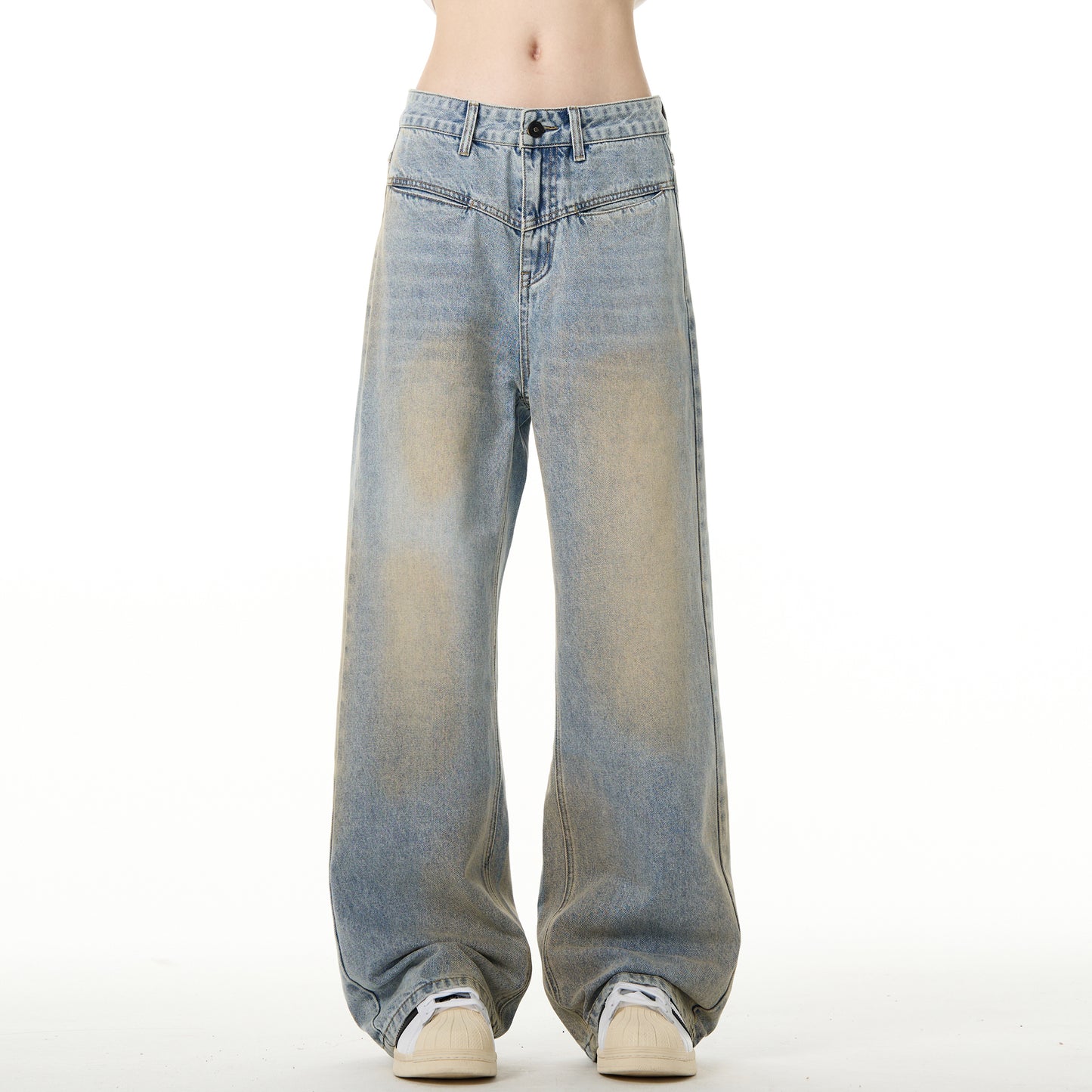 MADWITCH VINTAGE WASHED JEANS #WH6952