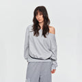 MADWITCH SEQUIN WING OFF-SHOULDER SWEATSHIRT #L2026612