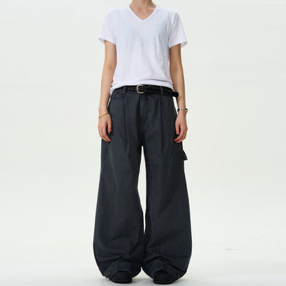 MADWITCH VINTAGE BUTTON WORK PANTS #F9017