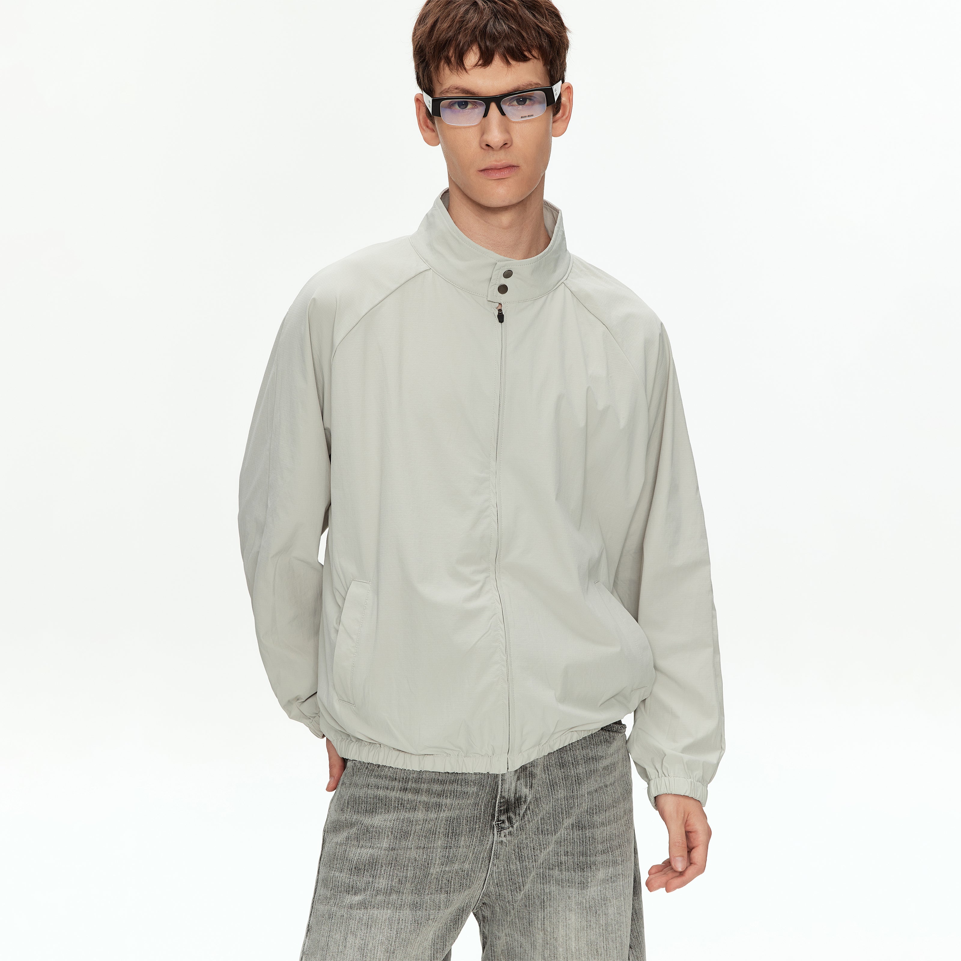 MADWITCH STAND COLLAR RAGLAN JACKET #C2642C26