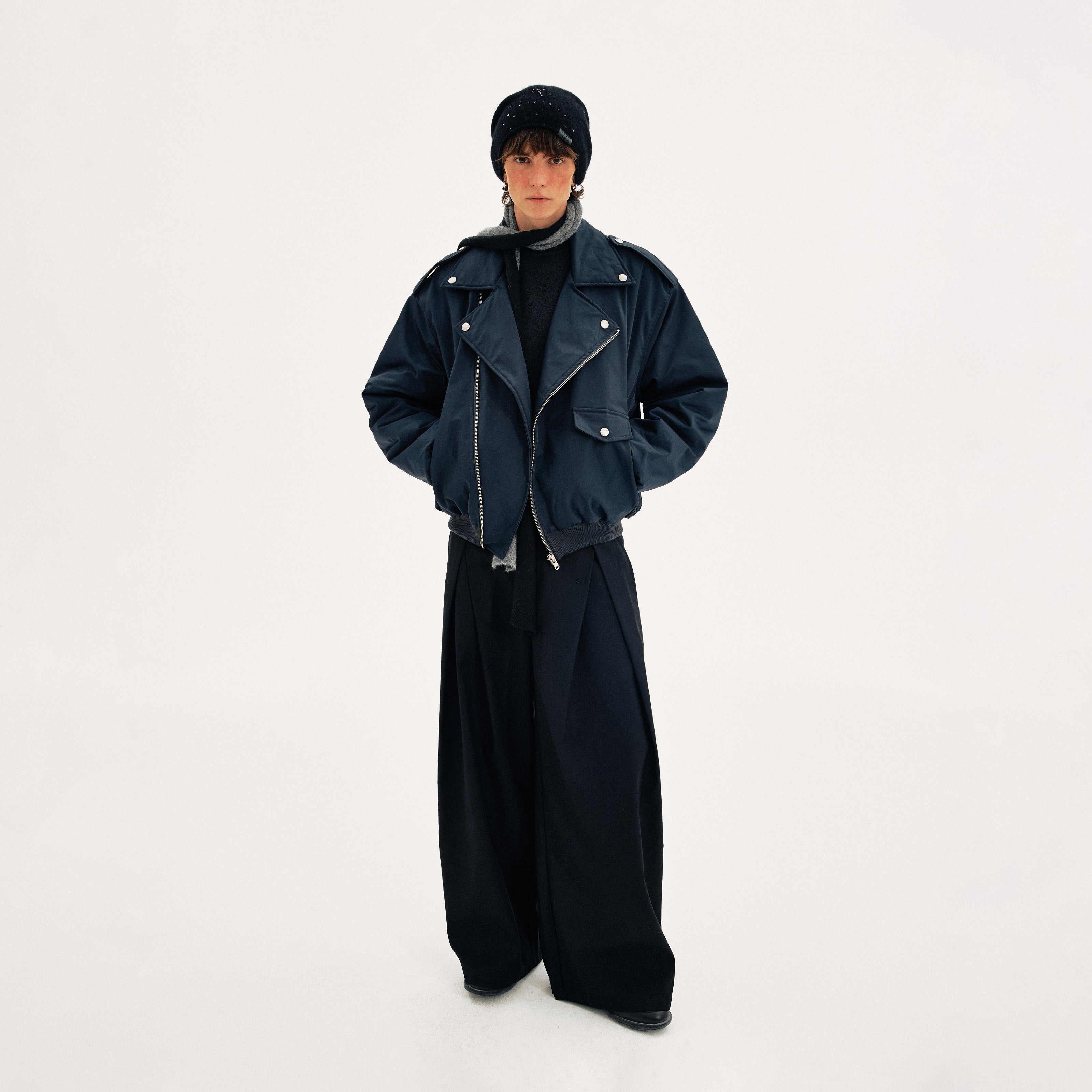 MADWITCH DIAGONAL UTILITY COAT #2553