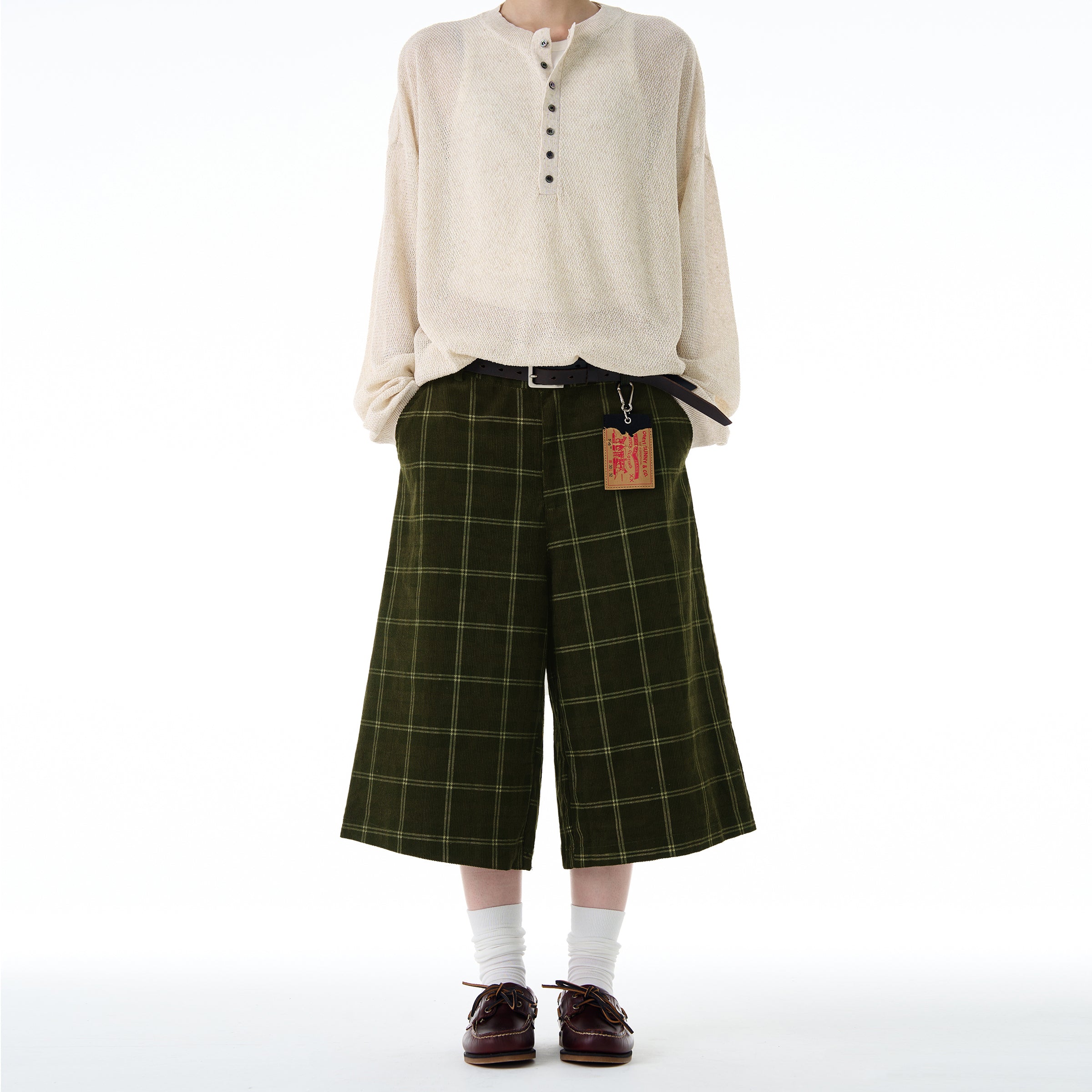 MADWITCH UNISEX MID-LENGTH CHINO SHORTS #DR1009