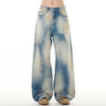 MADWITCH CROPPED DISTRESSED JEANS #DCG6369-1