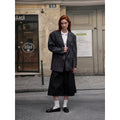 MADWITCH CHECKERED MID-LENGTH BLAZER #2712