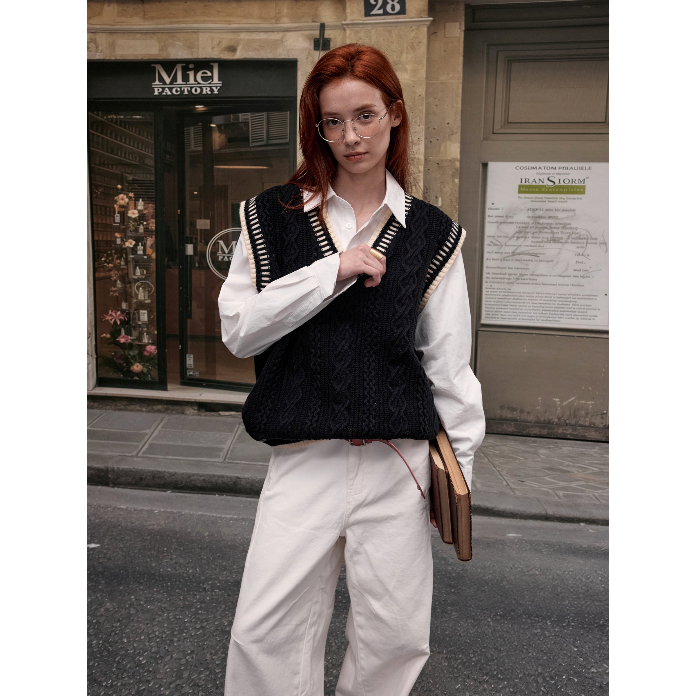 MADWITCH CABLE KNIT SWEATER #ZDY8177