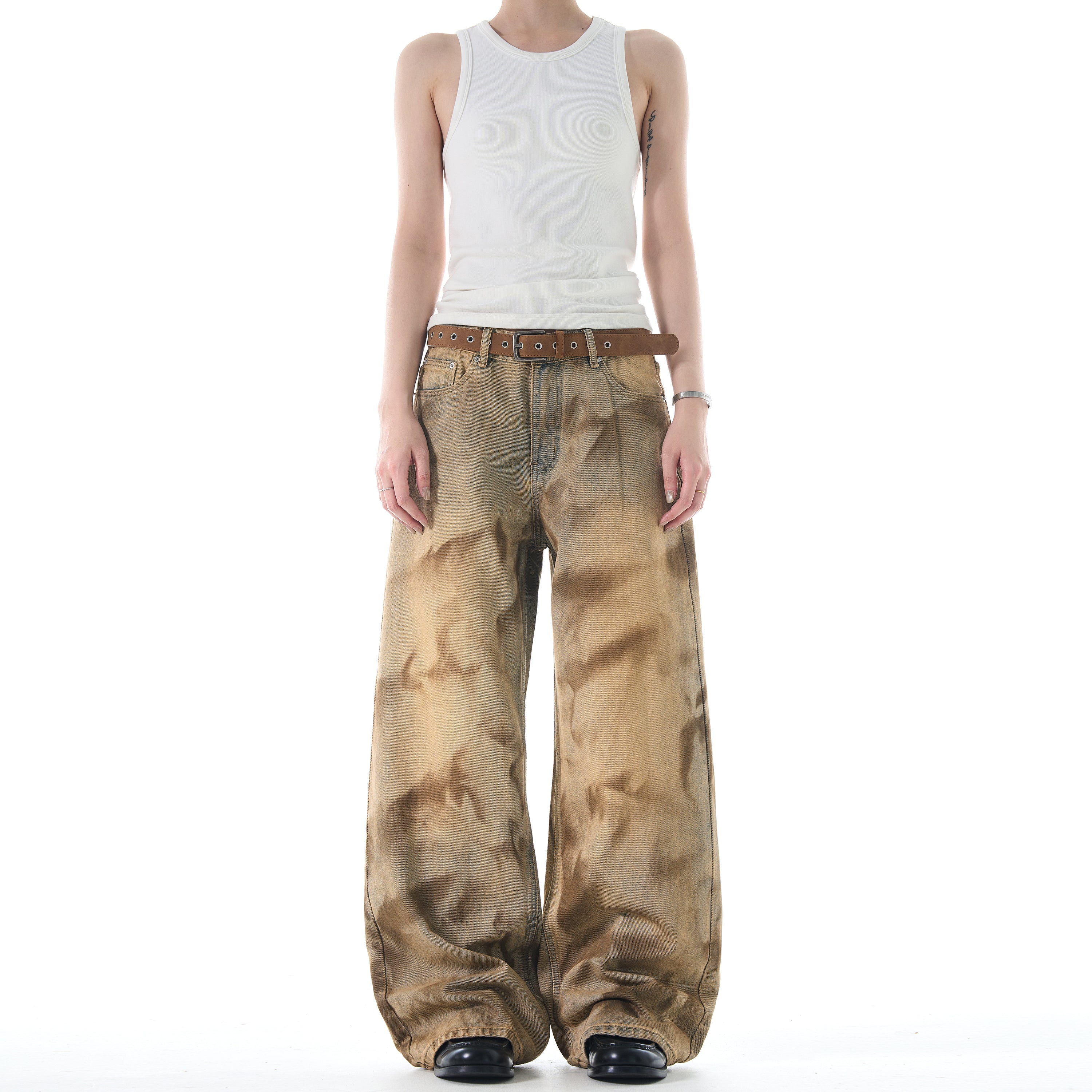 MADWITCH NICHE WASTELAND-STYLE JEANS #FX061
