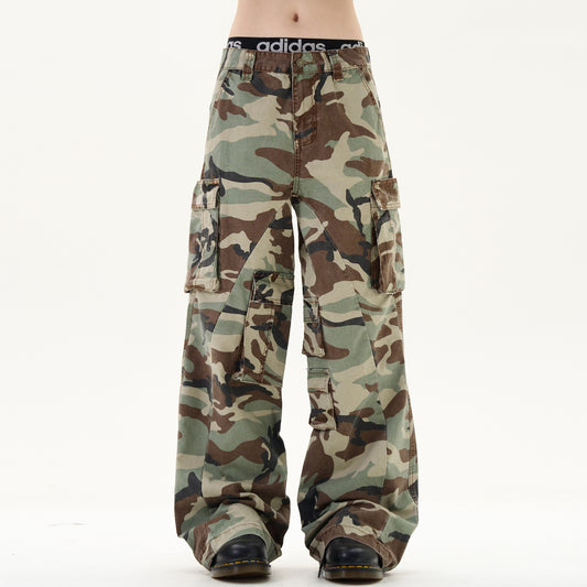 MADWITCH CAMOUFLAGE CASUAL CARGO PANTS #CK3320