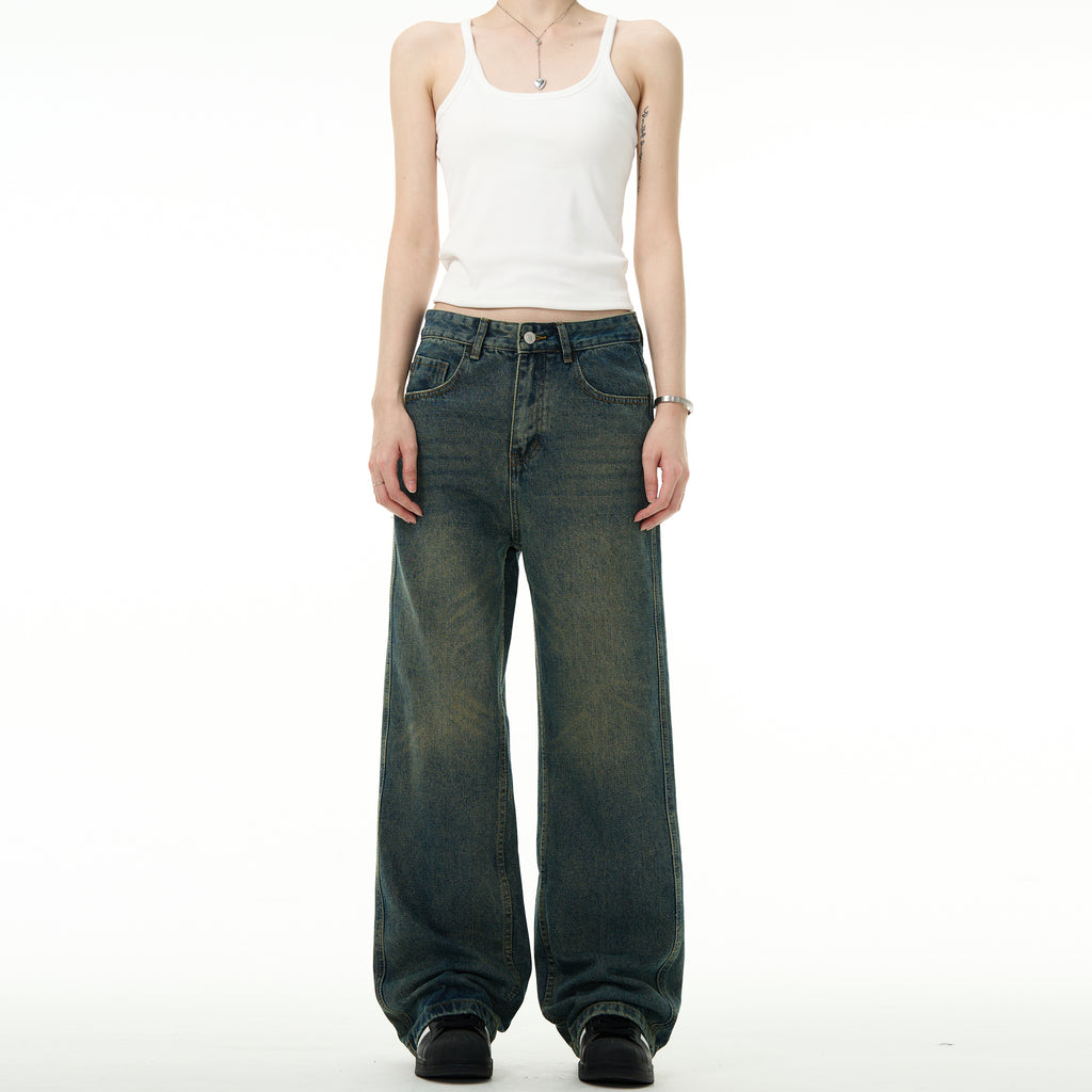 MADWITCH CLASSIC HIGH-WAISTED JEANS #WH6831