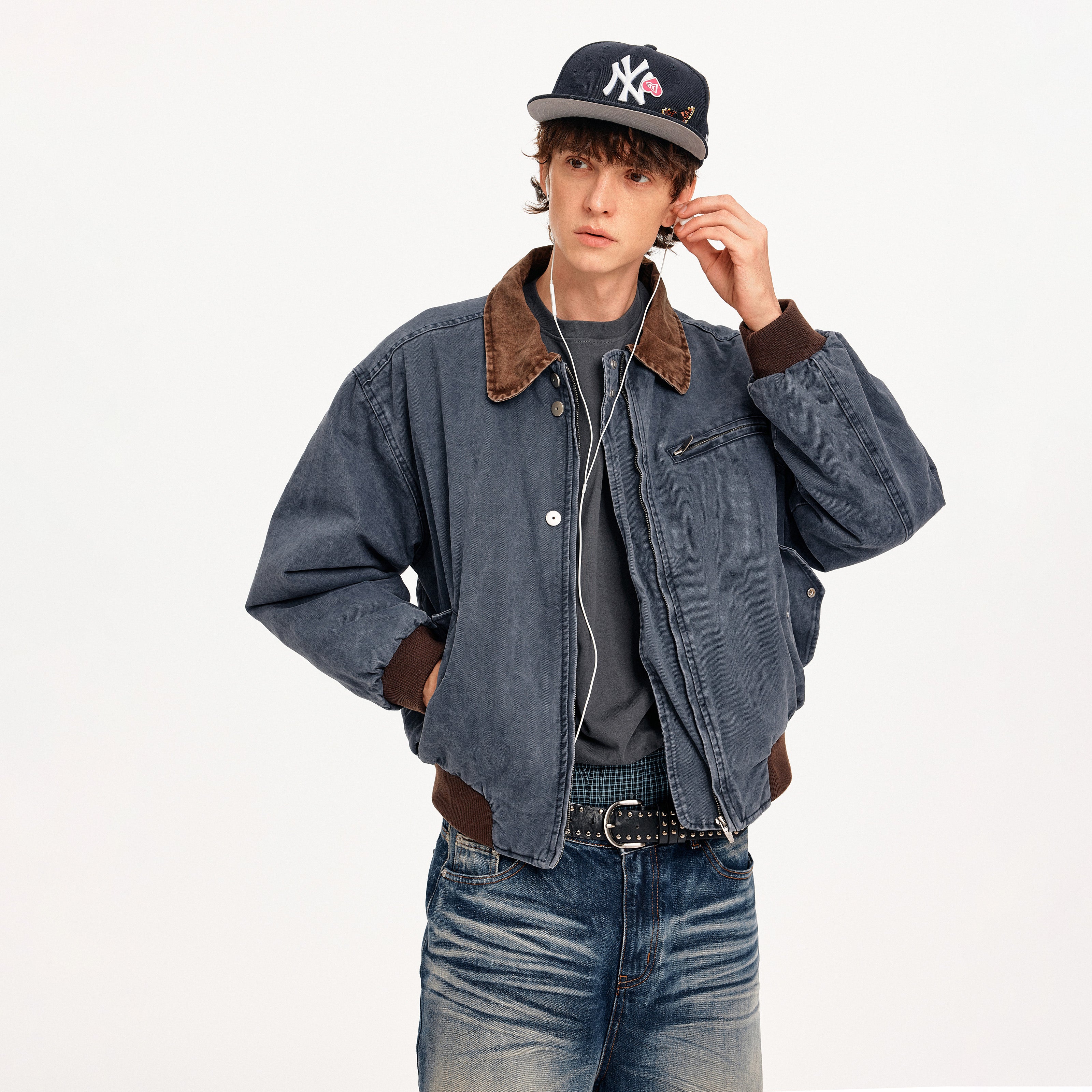 MADWITCH COLORBLOCK WORKWEAR BOMBER JACKET #CW1329