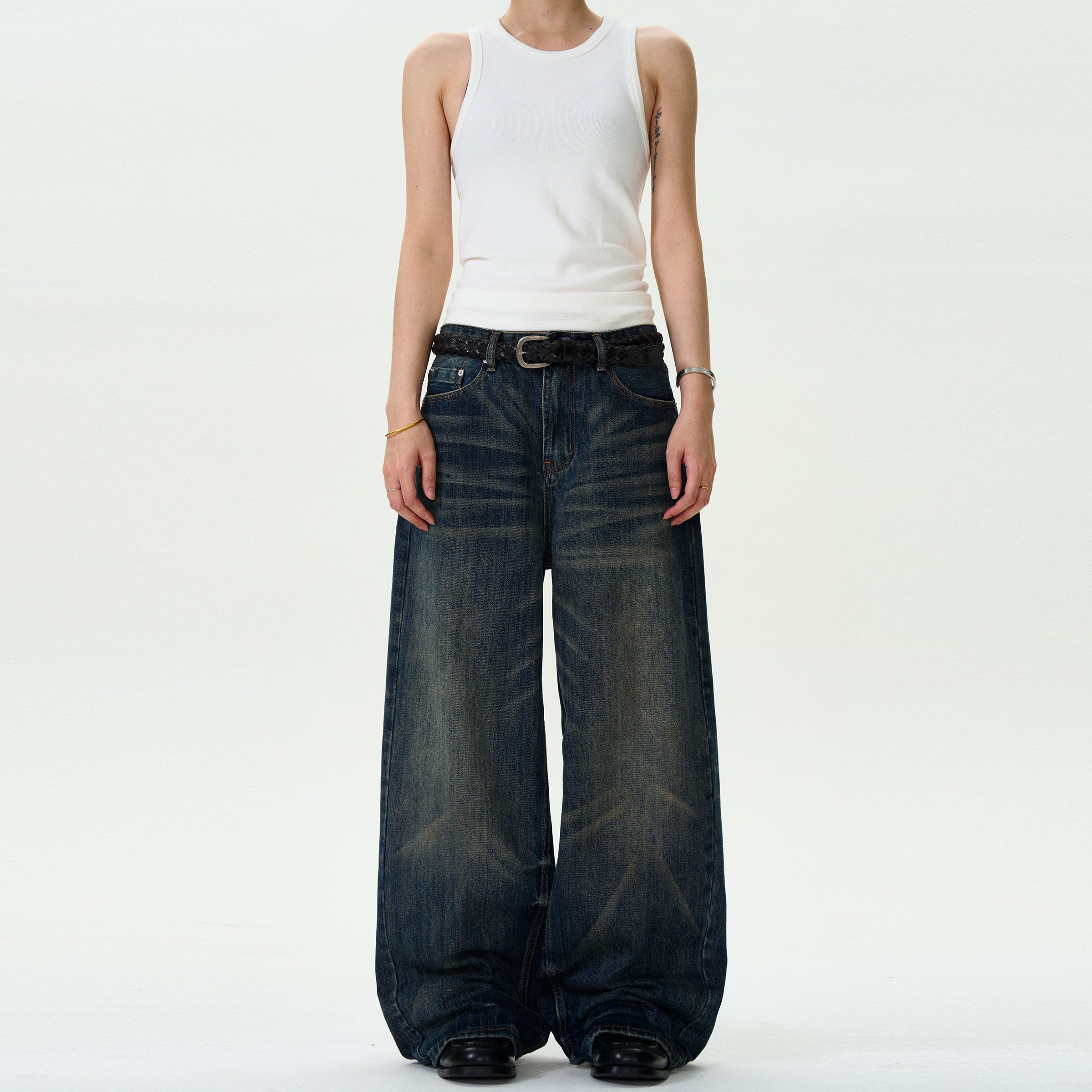 MADWITCH LOOSE VINTAGE JEANS #FX056