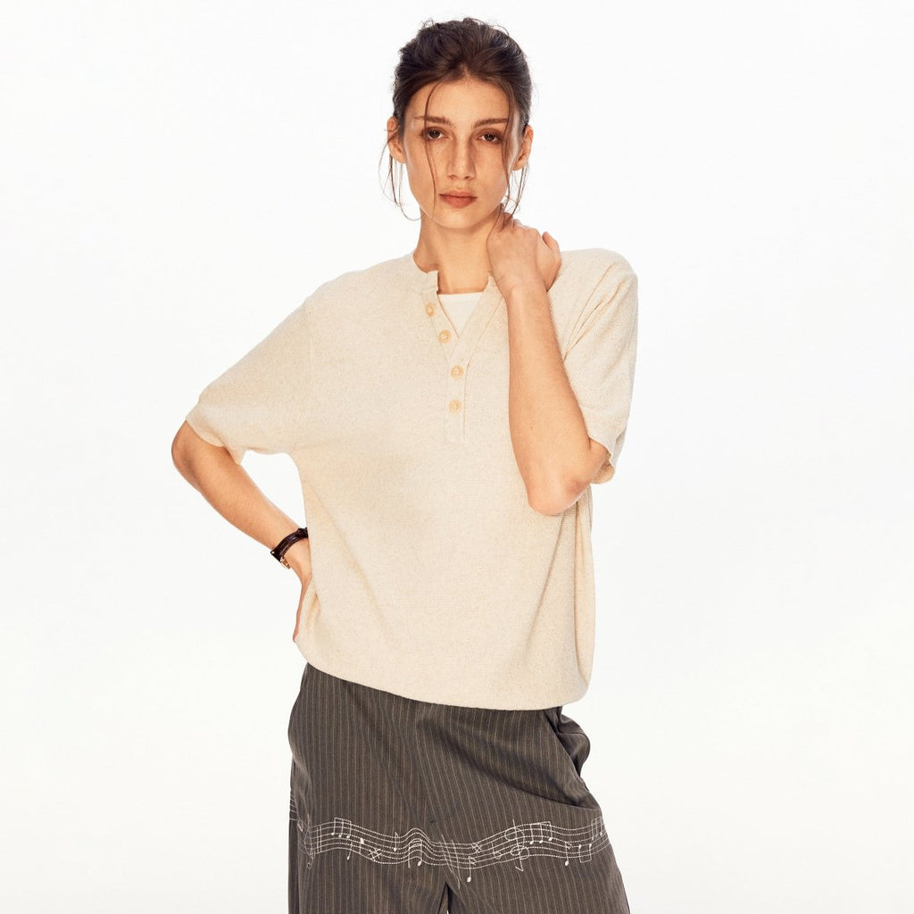 MADWITCH HERITAGE FAUX LAYER KNIT TEE 68635 - MadWitch Store