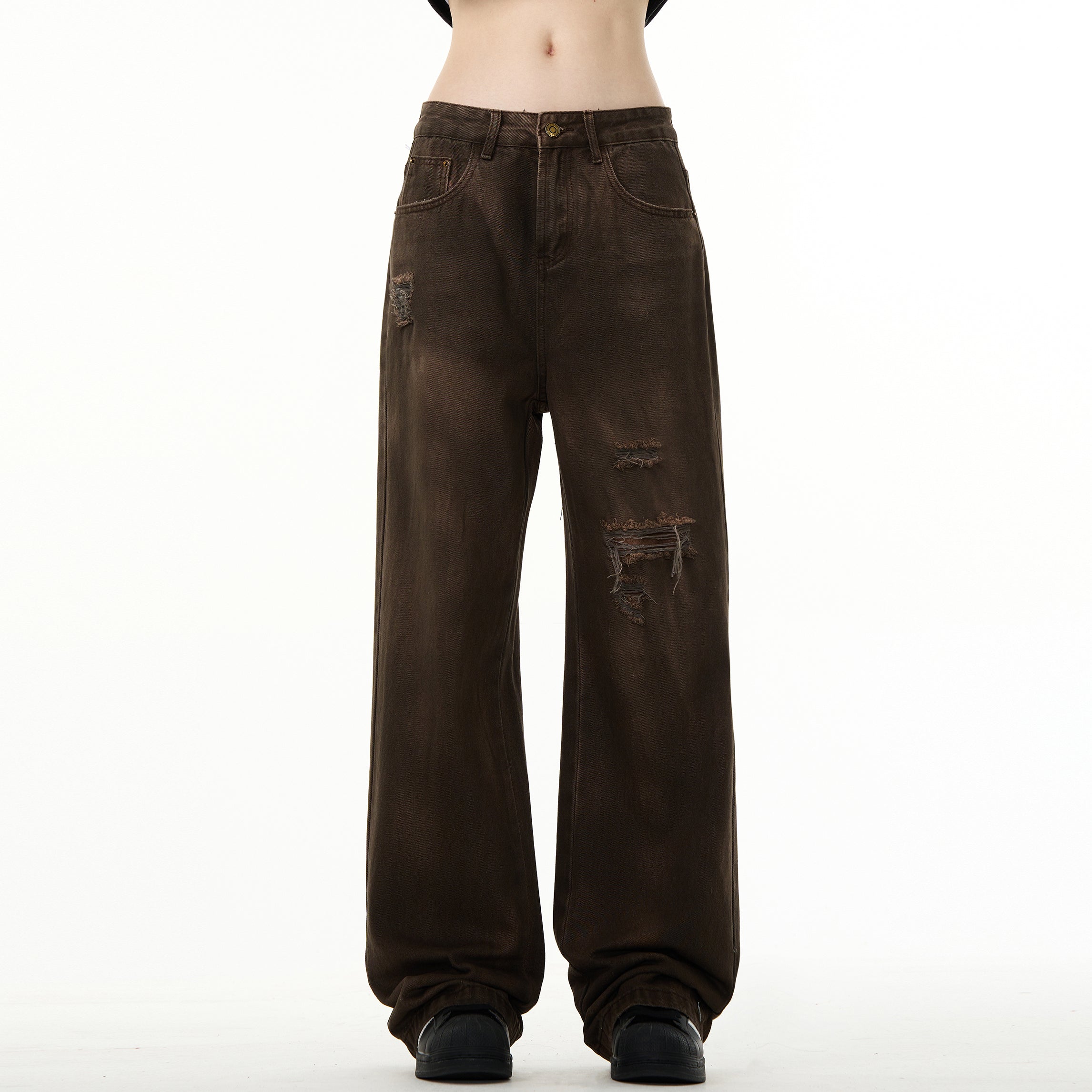 MADWITCH RIPPED WASTELAND JEANS #WH6855