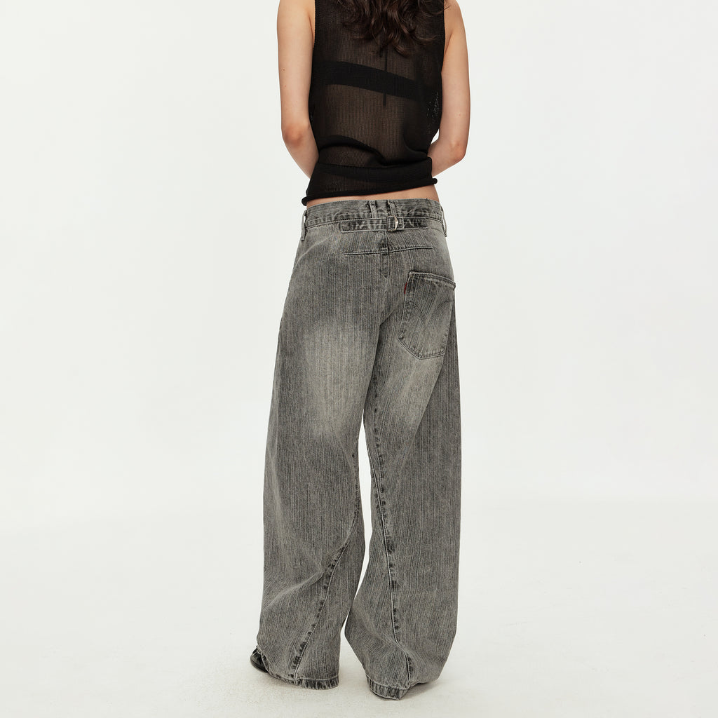 MADWITCH BAMBOO PARIS BUCKLE JEANS #MC2607