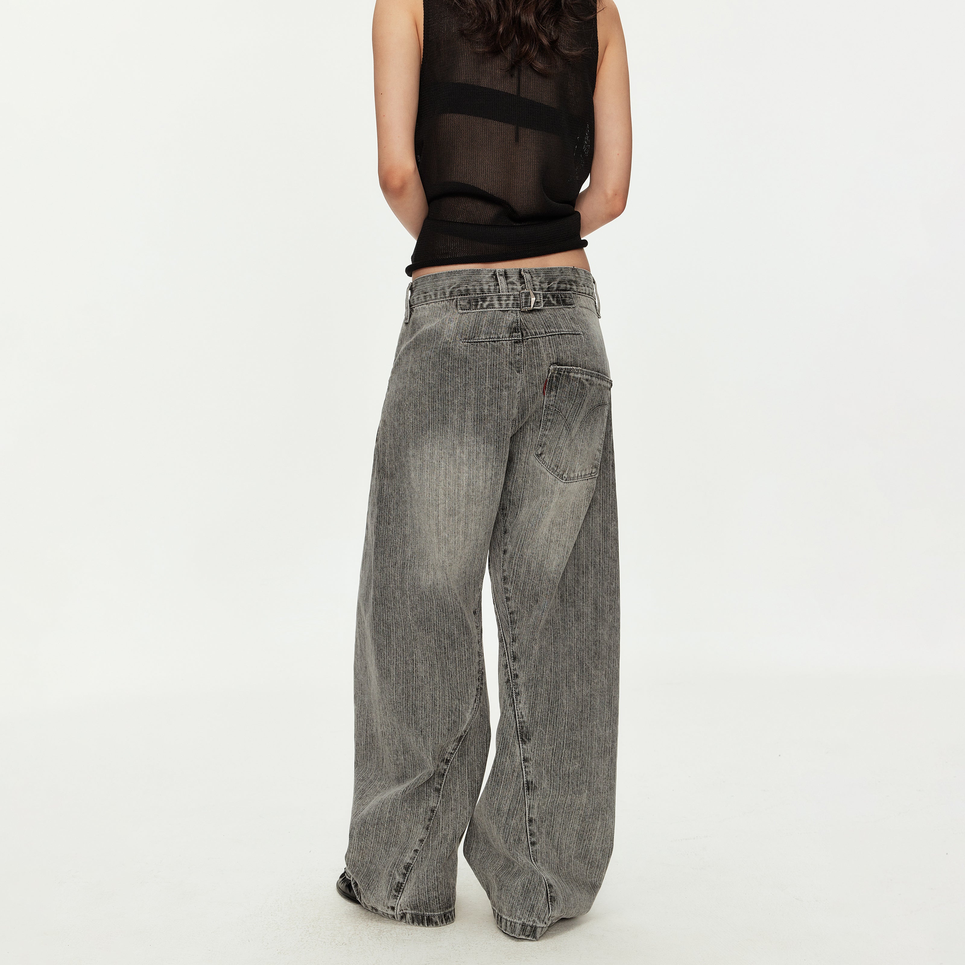 MADWITCH BAMBOO PARIS BUCKLE JEANS #MC2607