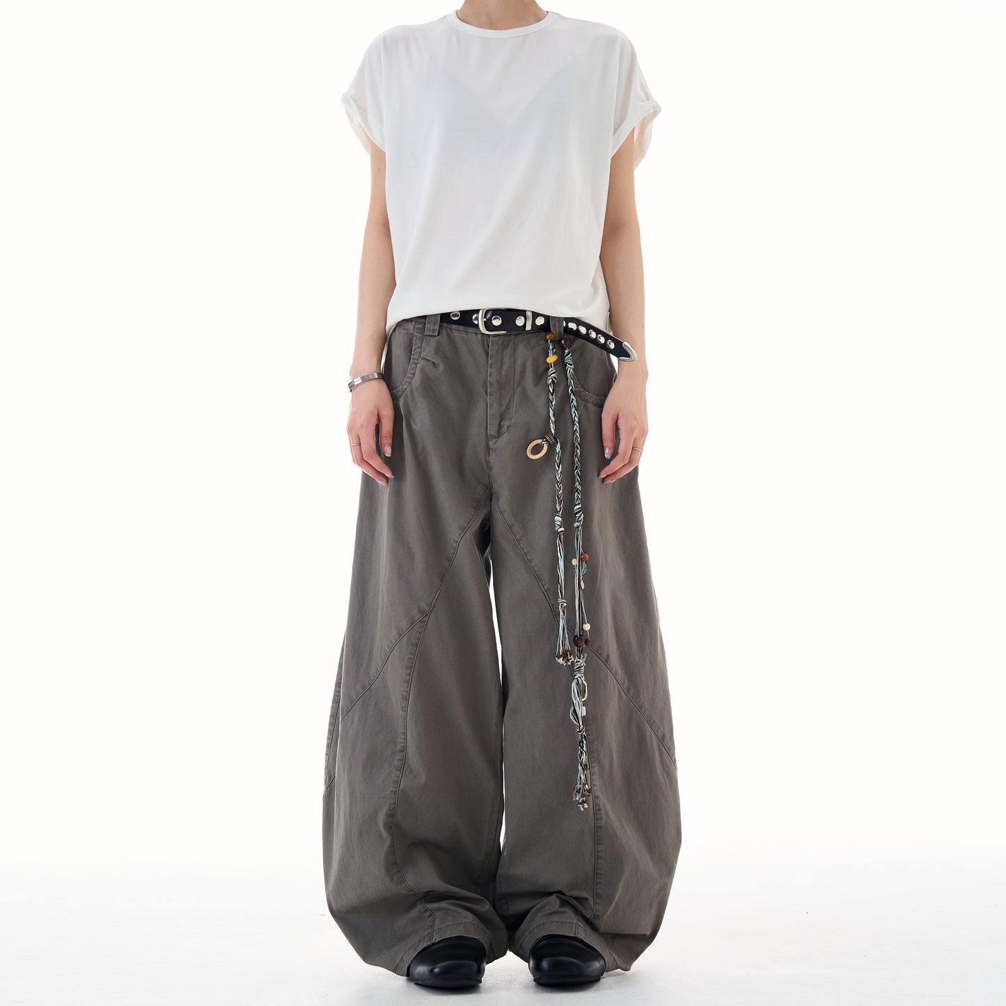 MADWITCH ASYMETRIC PANELED TROUSERS #CK6822
