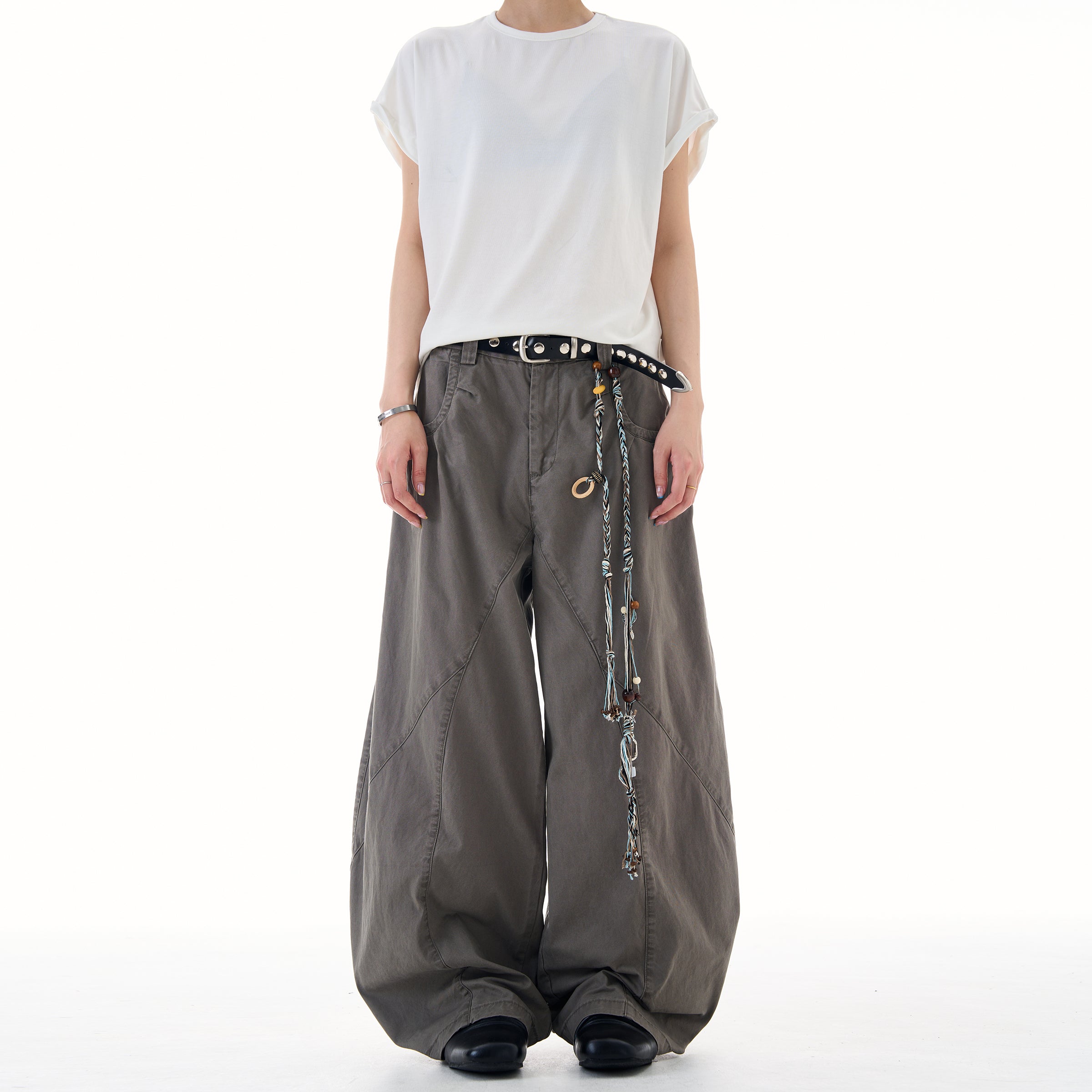 MADWITCH ASYMETRIC PANELED TROUSERS #CK6822