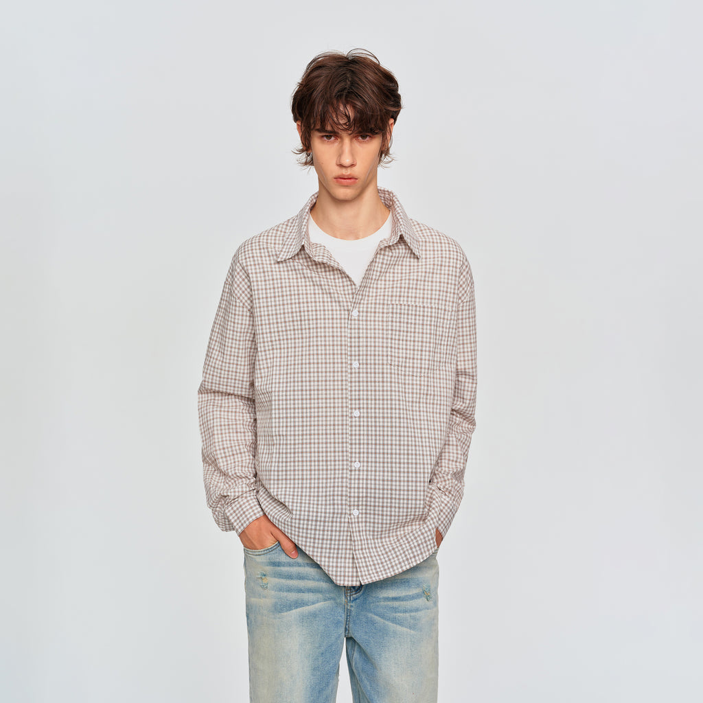 MADWITCH CLASSIC PLAID OVERSIZED SHIRT #AW26916