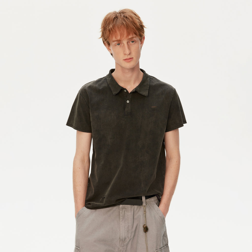 MADWITCH DISTRESSED WASHED TEE #AW26046