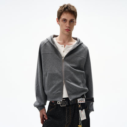 MADWITCH UNISEX HOODED CARDIGAN COAT #RH44