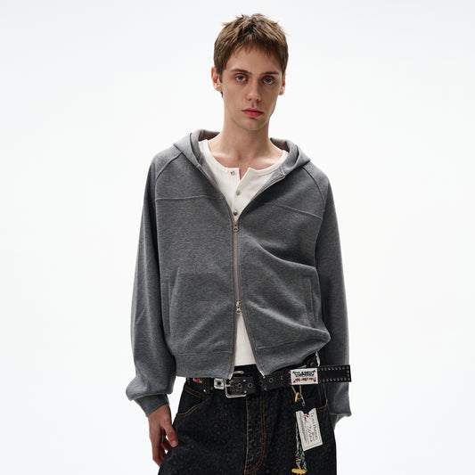 MADWITCH UNISEX HOODED CARDIGAN COAT #RH44