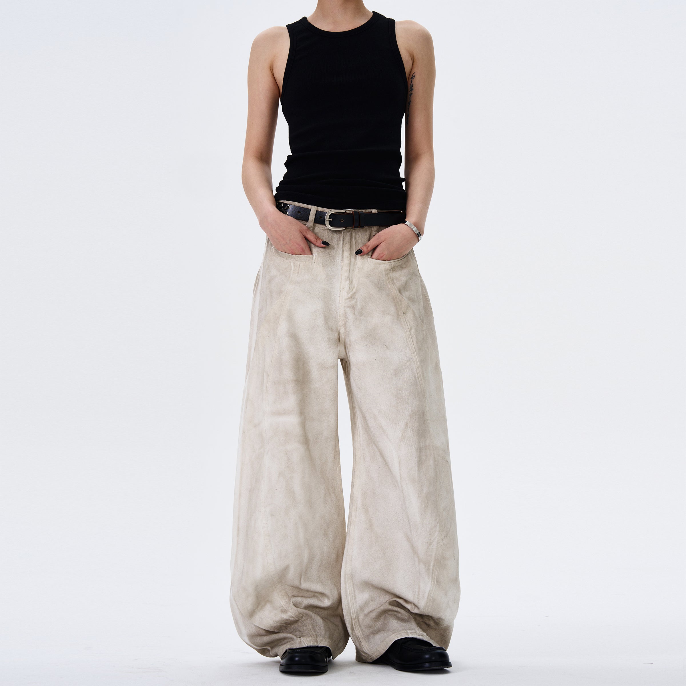 MADWITCH DIRTYFIT VINTAGE DENIM PANTS #L660