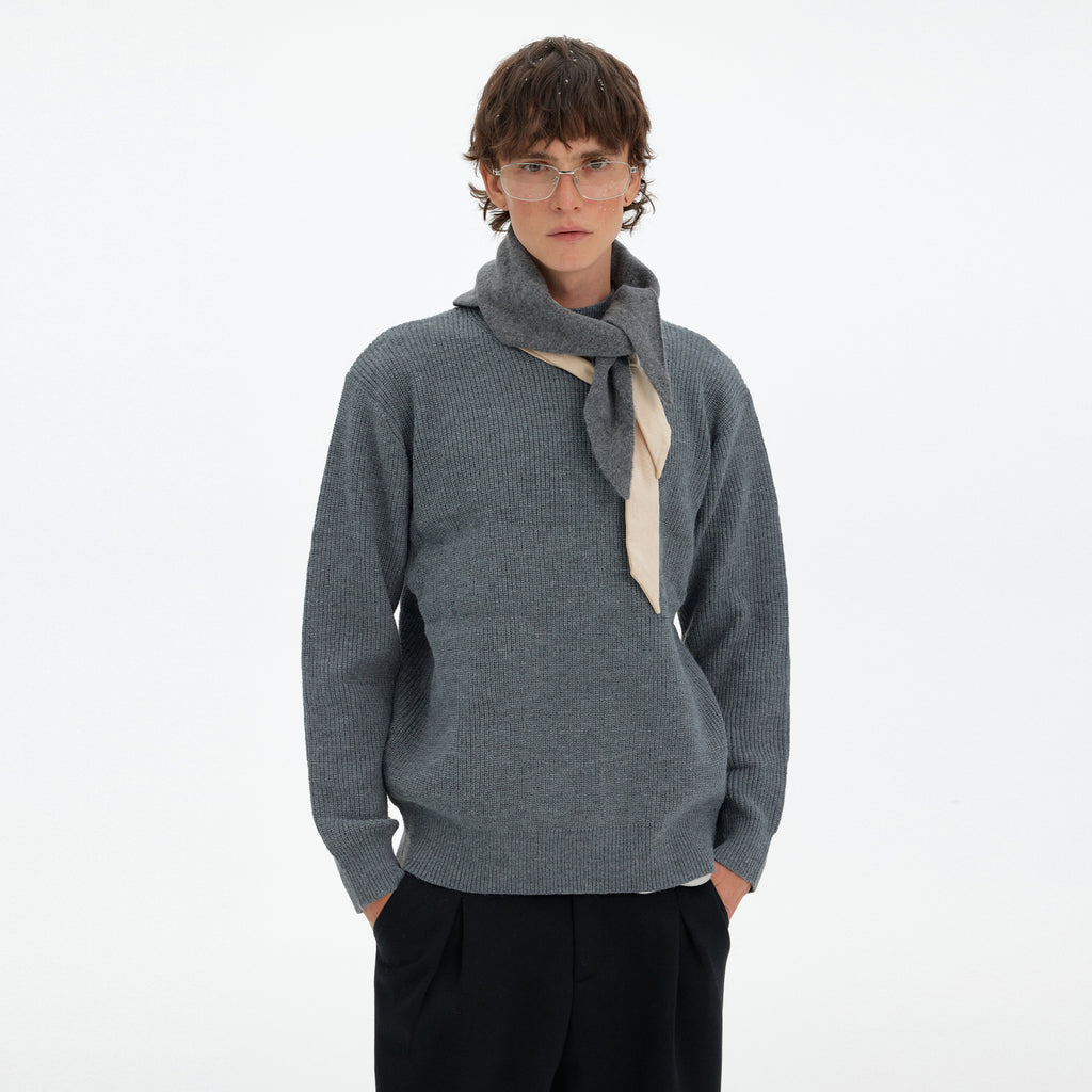 MADWITCH MINIMAL PULLOVER KNIT SWEATER #80390