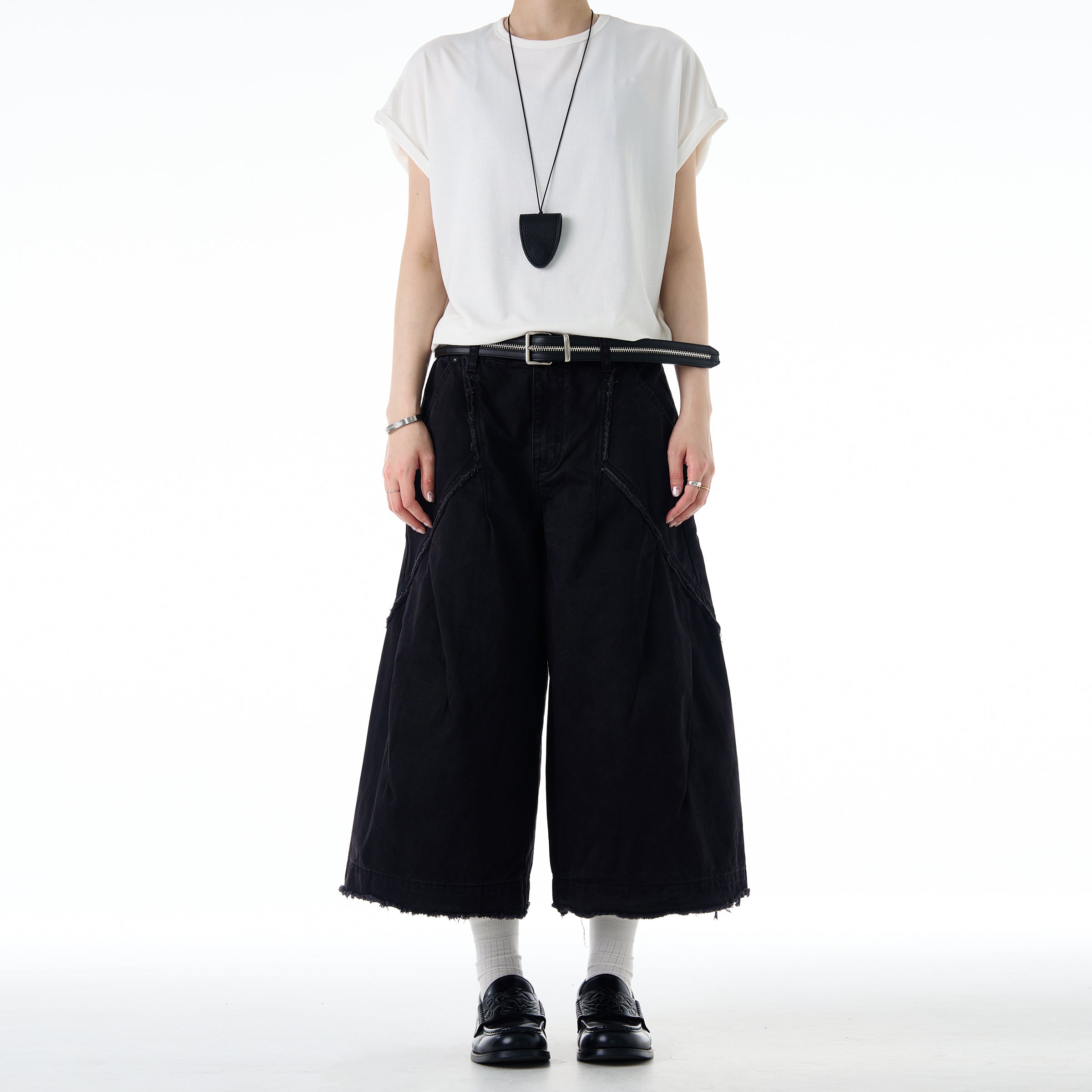 MADWITCH VINTAGE RAW-EDGE CARGOS #CK3529B