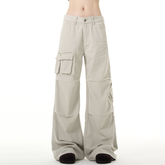 MADWITCH PATCHWORK UTILITY CARGO PANTS #WH6956