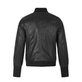 MADWITCH ASYMMETRICAL-ZIP STAND-COLLAR FAUX-LEATHER MOTO JACKET #CW1373N