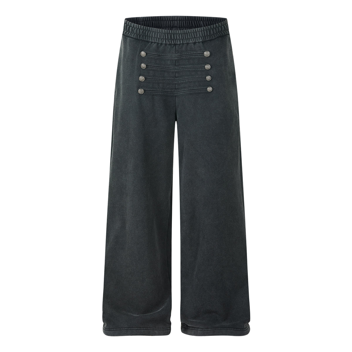 MADWITCH NAPOLEON-BUTTON WASHED RELAXED SWEATPANTS #L2026701