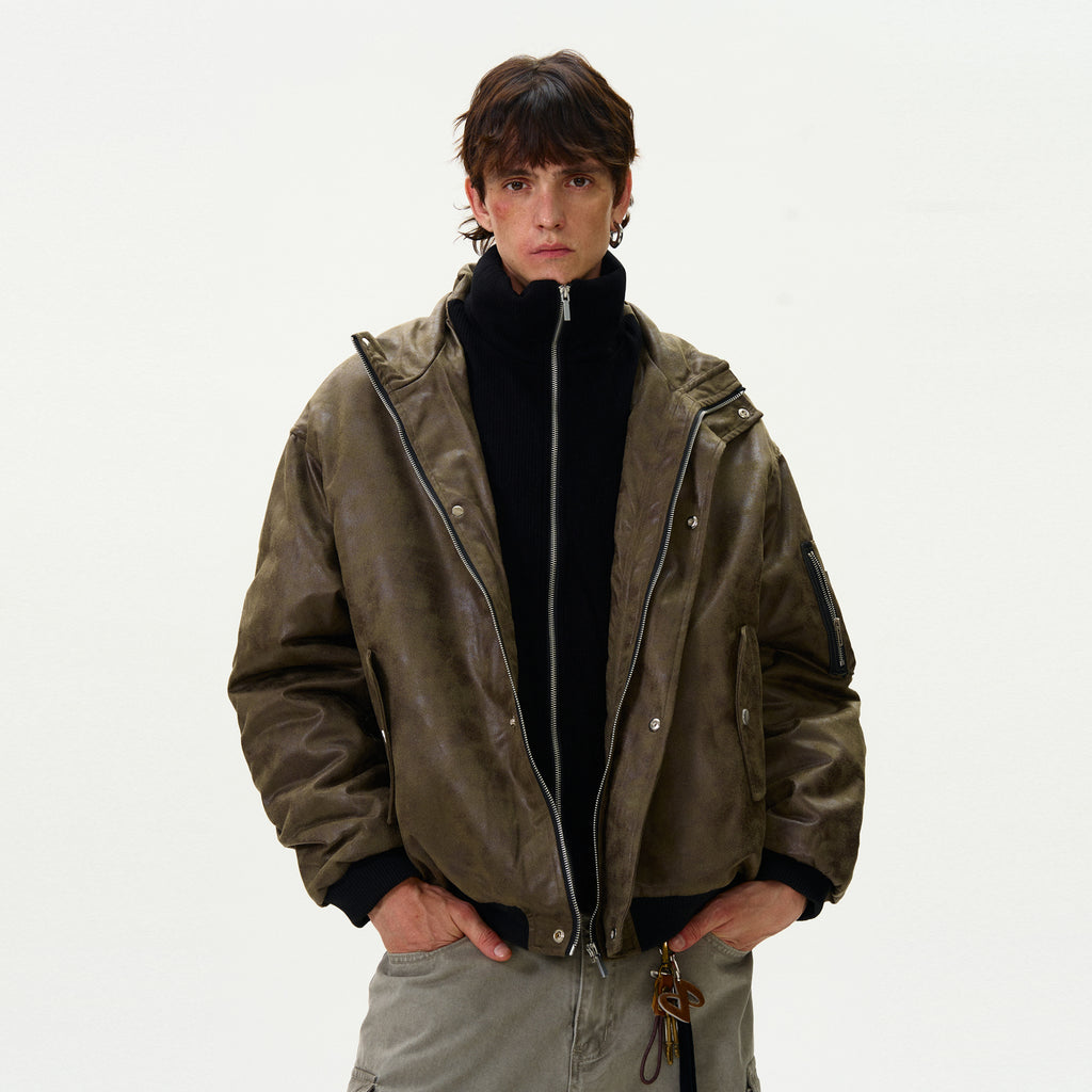 MADWITCH FAUX TWO-IN-ONE JACKET #BM232