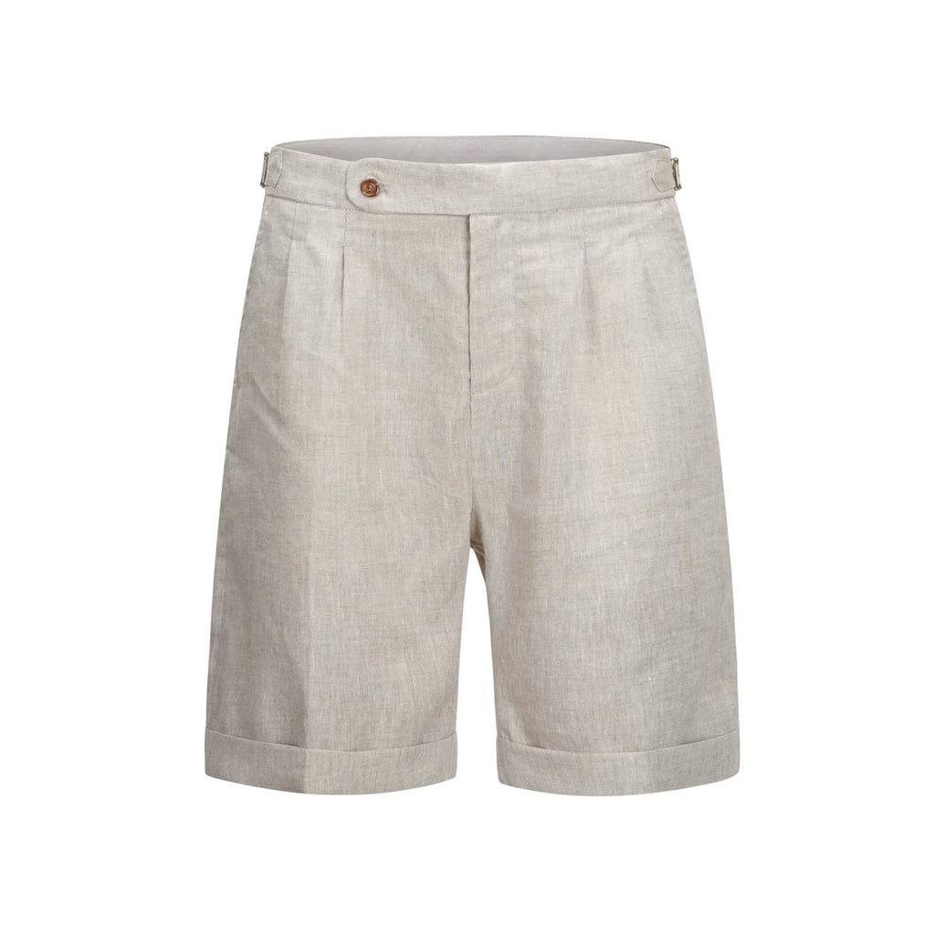 MADWITCH HERITAGE LINEN SHORTS D067 - MadWitch Store