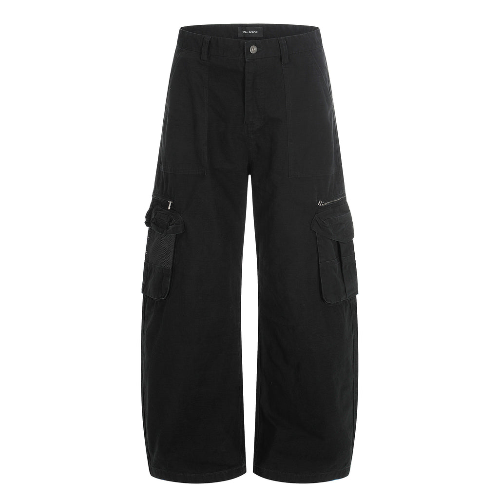 MADWIT WASHED MULTI-POCKET WORK PANTS #CK6923