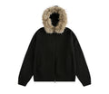 MADWITCH UNISEX FUR-TRIMMED CASUAL COAT #6273