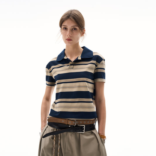 MADWITCH DISTRESSED VINTAGE POLO #G1306