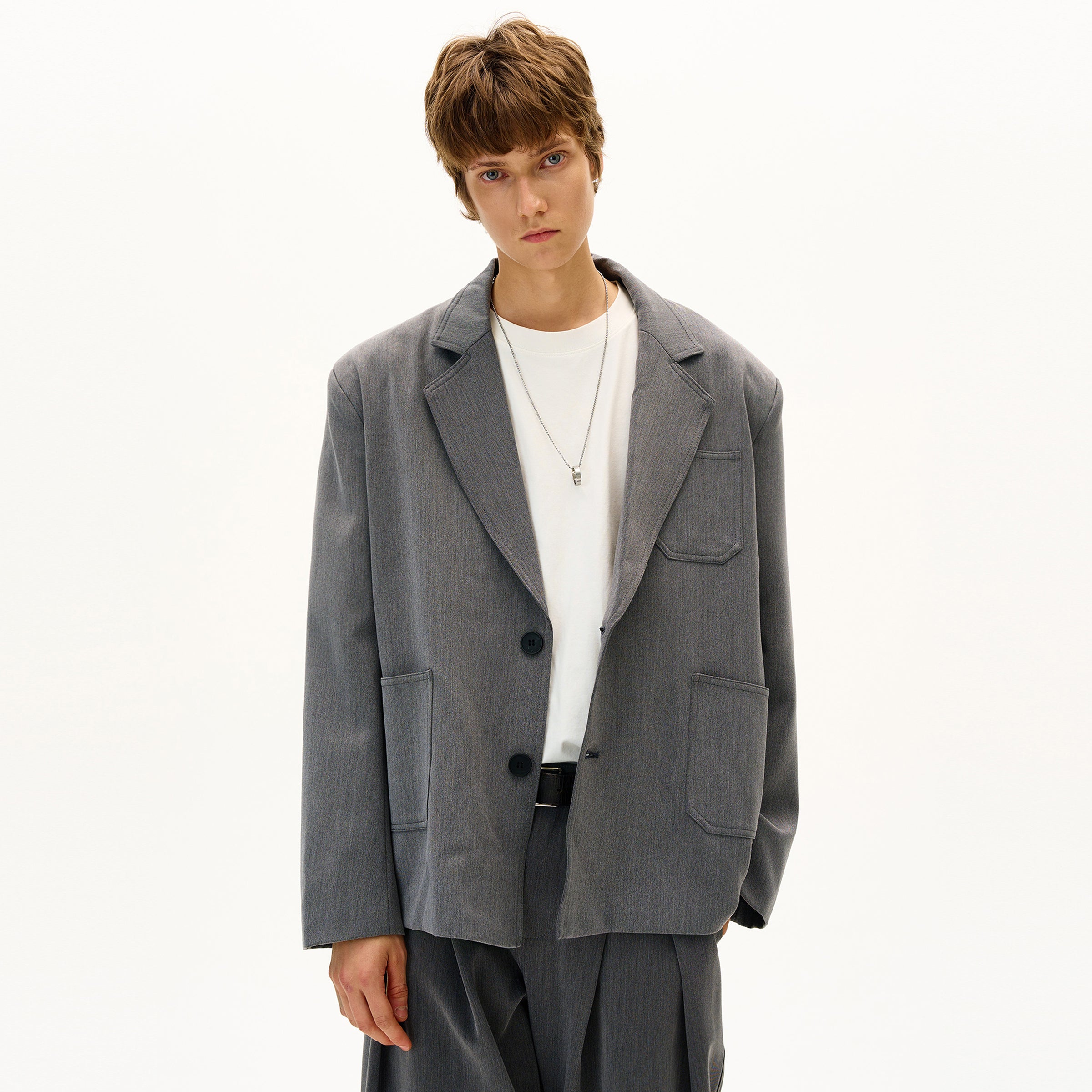 MADWITCH SOLID COLOR BLAZER #AW25048
