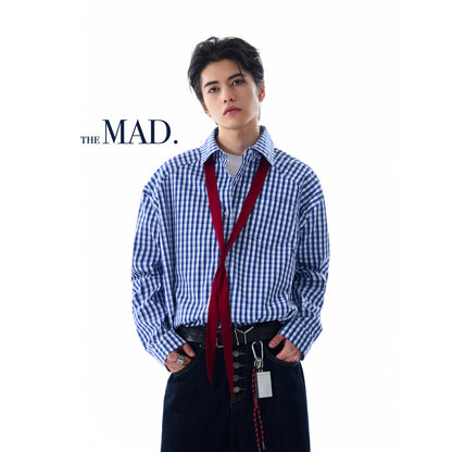 MADWITCH VINTAGE PLAID SHIRT #G1111