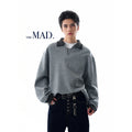 MADWITCH V-NECK MINIMALIST SWEATSHIRT #L567